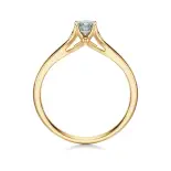 Pierścionek zaręczynowy złoty z diamentem AJPZ_131